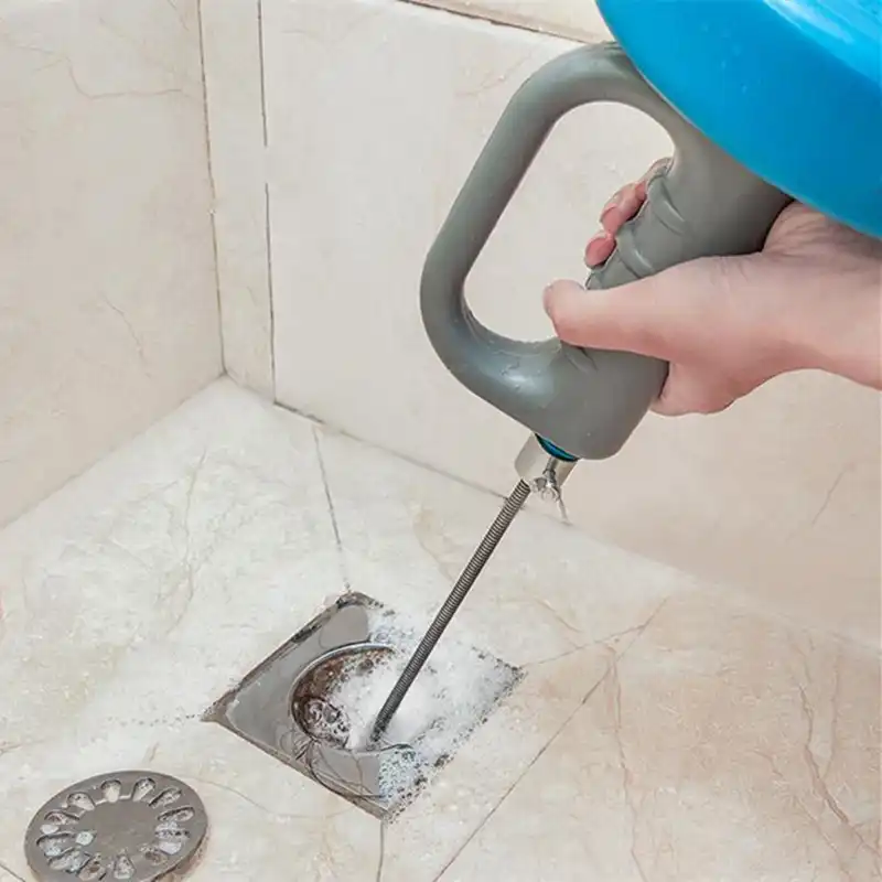 10m Powerful Sink Drain Cleaner Toilet Dredger Sewer Blockage Hand Tool Pipe Dredger Home Cleaning Clogs