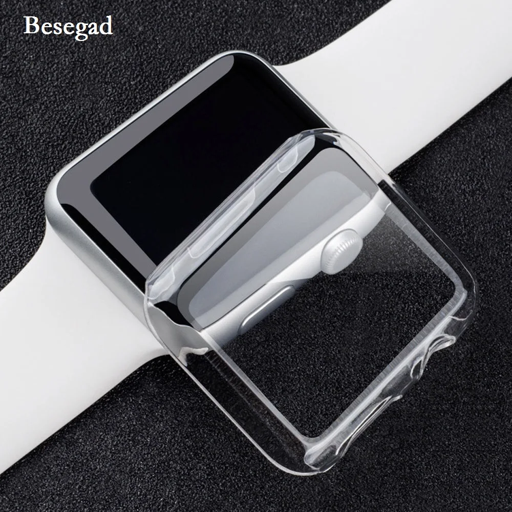 Besegad Aluminum Alloy Protector Protective Frame Case Cover Shell for Apple Watch iWatch Series 2 3 38mm 42mm Accessories