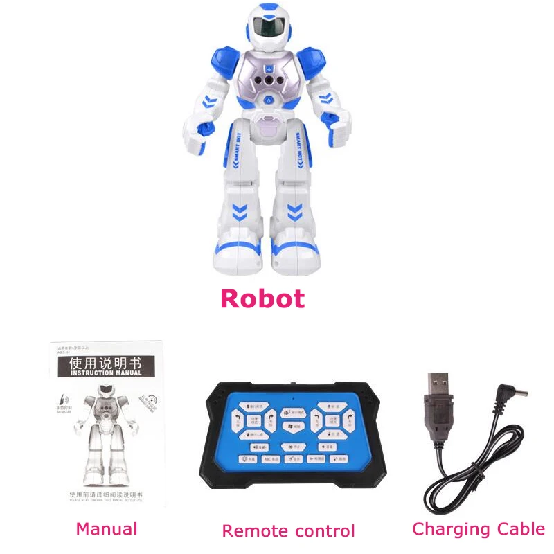 Робот-игрушка на пульте дистанционного управления, умный детский робот на радиоуправлении с поющим танцем, экшн-фигурка, игрушки, интеллектуальный программирующий робот для мальчиков, детей