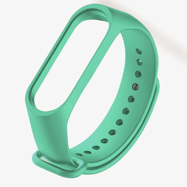 New Sport Silicone Strap for Xiaomi Mi Band 4 band wrist strap For xiaomi miband 4 accessories bracelet Miband 4 - Цвет: DarkGreen