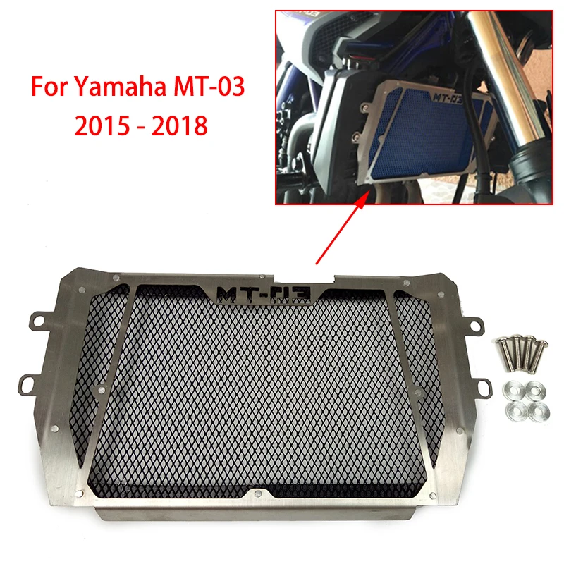 

MT-03 MT03 Motorcycle Radiator Grille Grill Guard Cover Protector Perfect Fit For Yamaha MT-03 MT03 MT 03 2015 2016 2017 2018
