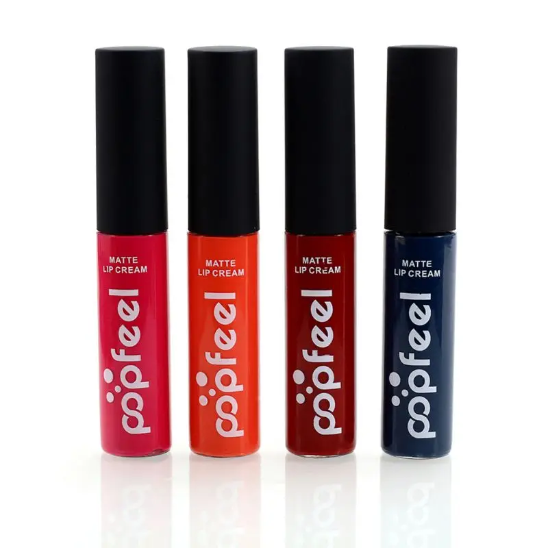 

Long Lasting Waterproof Liquid Lipstick Matte Lipstick Lip Batom Lip Kit Labiales Matte Moisturizer Nude Pintalabios