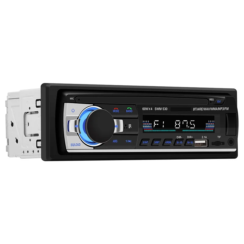 LaBo Bluetooth Autoradio Car Stereo Radio FM Aux Input Receiver SD USB SWM-530 12V In-dash 1 din Car MP3 Multimedia Player
