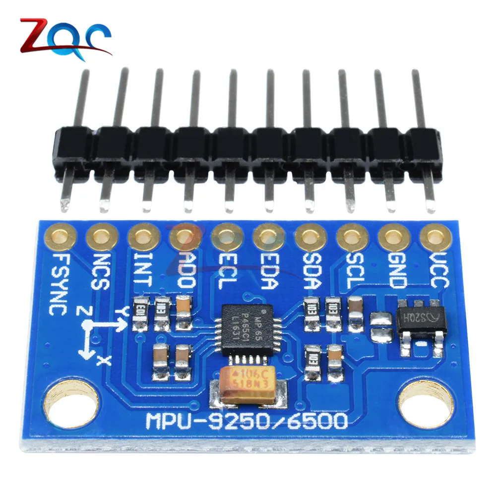 IIC I2C SPI MPU6500 MPU-6500 6-оси гироскопа Акселерометр Сенсор модуль заменить MPU6050 для Arduino с контакты GY-6500