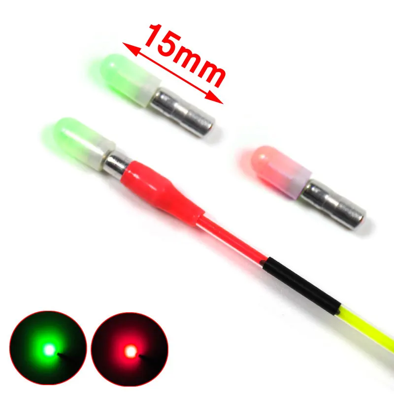 

[ 4 Packs ] VERY SMALL Red / Green Mini 3mm Body Electronic Rod Light Glowing Float Tip / Glow Stick Waterproof