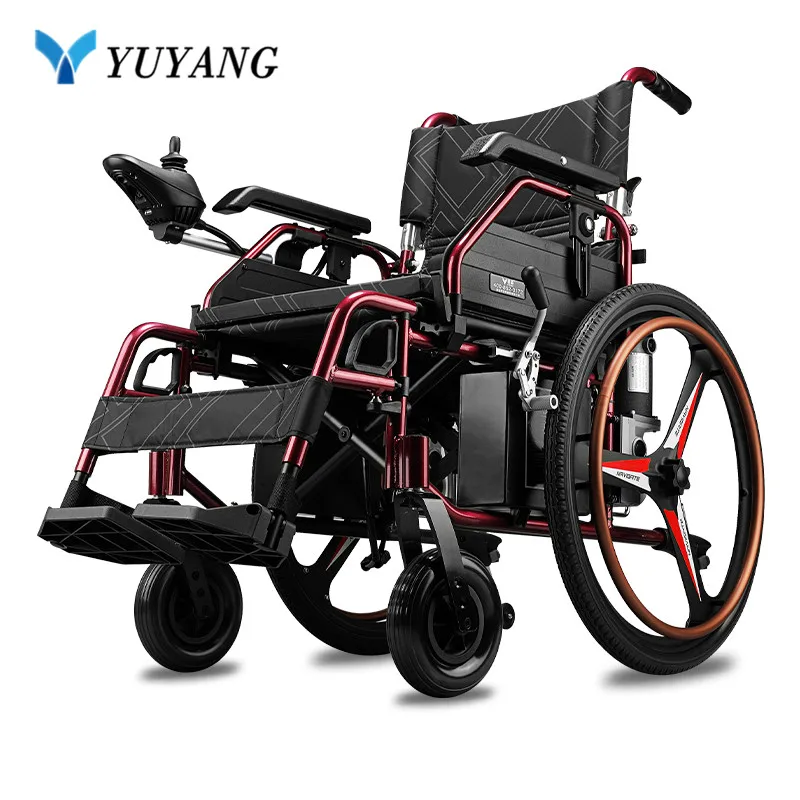 Прочная Складная коляска с электроприводом с дальностью расстояния 20 км - Цвет: Big wheel
