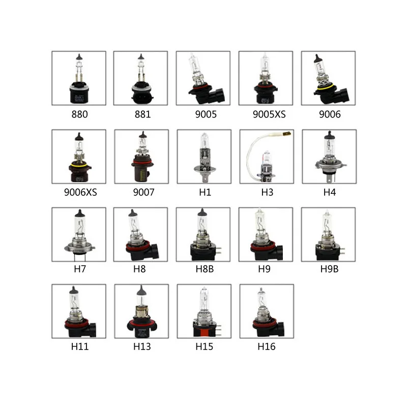 OSRAM H1 H3 H4 H7 H8 H9 H11 H13 H15 H16 9005 9006 9007 9008 880 881 H8B H9B  H11B HB3 HB4 Car Headlight Fog Lamp Auto Bulb, 1X - Price history