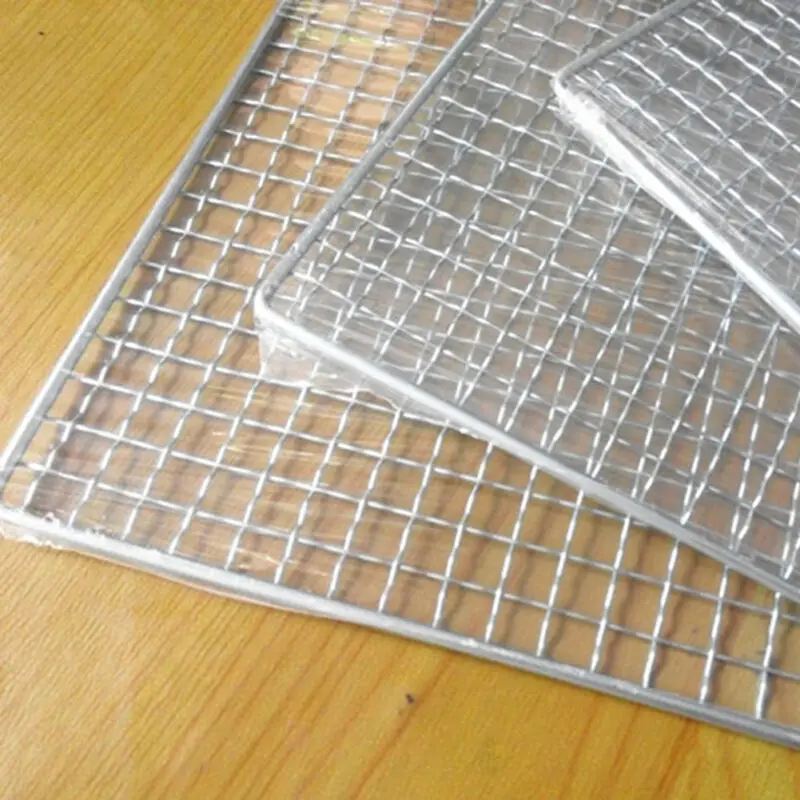 Stainless Steel BBQ Grill Grate Grid Wire Mesh Rack Net Replacement Cooking M0U5 
