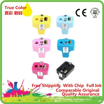 

Replacement Ink Cartridges For 02 XL 02XL HP02 HP02XL C8721WN Photosmart D7163 D7168 D7245 D7250 D7255 D7260 D7263 D7268