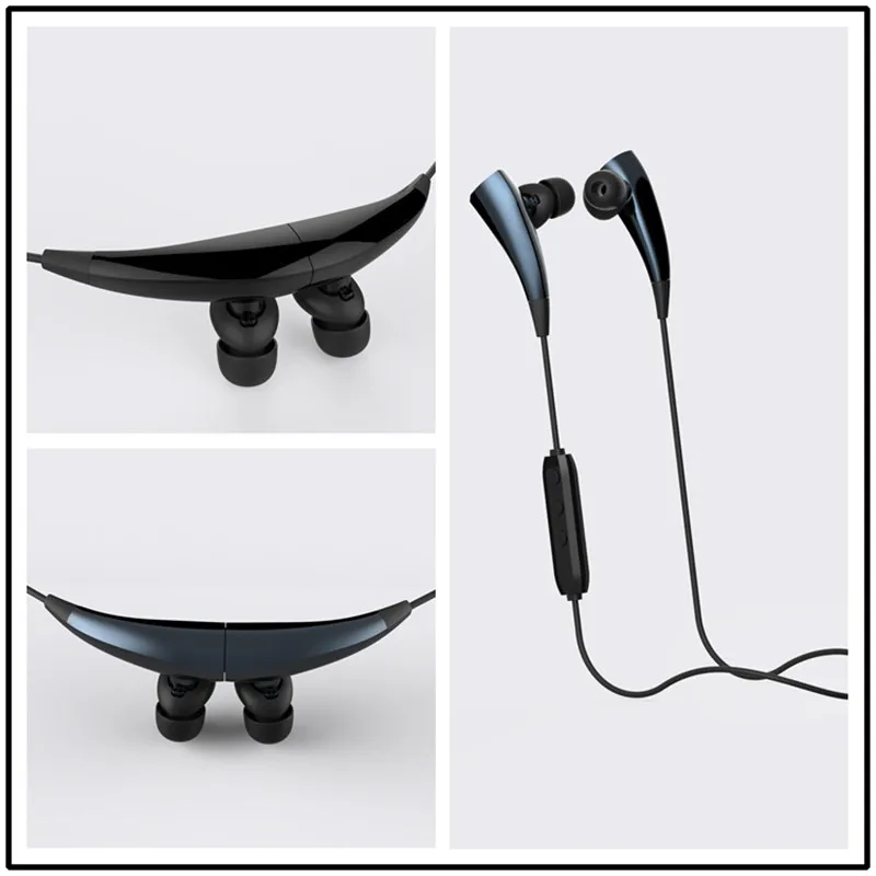 

K6 Wireless Bluetooth Earphone Magnetic Suction Double Battery Super Life StereoHeadset  Noise Double In-ear Sport Headphone