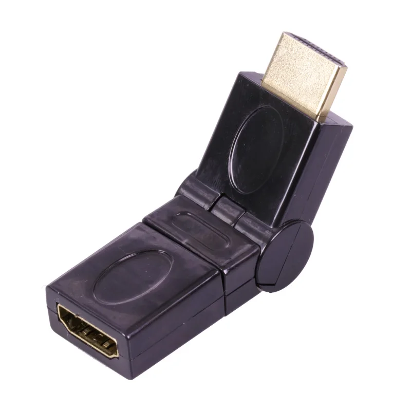 1 шт. HDMI Угловой адаптер 360 Вращающийся Мужчина к разъем с поддержкой 1920*1080 для