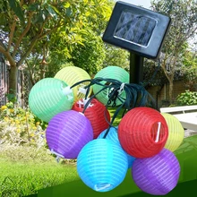 4 м Солнечный фонарь гирлянда светодиодные декоративные фонари Открытый Газон садовые огни декоративные свадебные принадлежности для вечеринок наружное освещение
