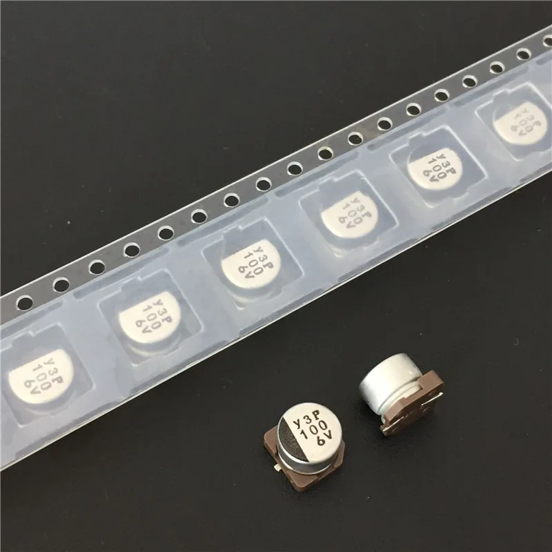 10 шт. 100 мкФ 6 3 В NICHICON WF Серия 3x5 4 мм 6.3V100uF низкое сопротивление чип Типа SMD