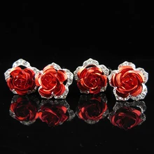 2 шт. продвижение растений популярная шпилька волосы невесты шпильки зажимы расчески цветок невесты ювелирные аксессуары