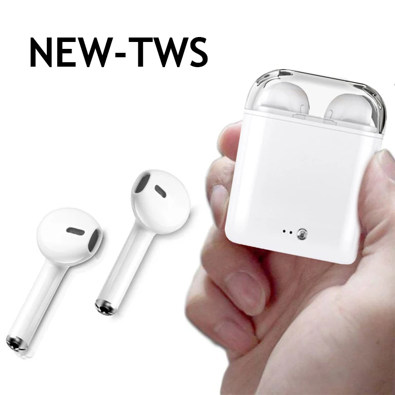 

TWS Bluetooth Earphones Wireless Earphone Music Earbuds with Mic For Apple iPhone X Samsung S8 Xiaomi Huawei Head phone Headset