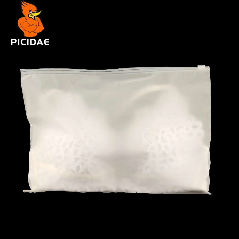 

Ladie Bra Ms Underwear Woman Matte Slide Storage Reseal Packaging Bag Plastic Horizontal Dedicated Valve Zipper Frosted Ziplock