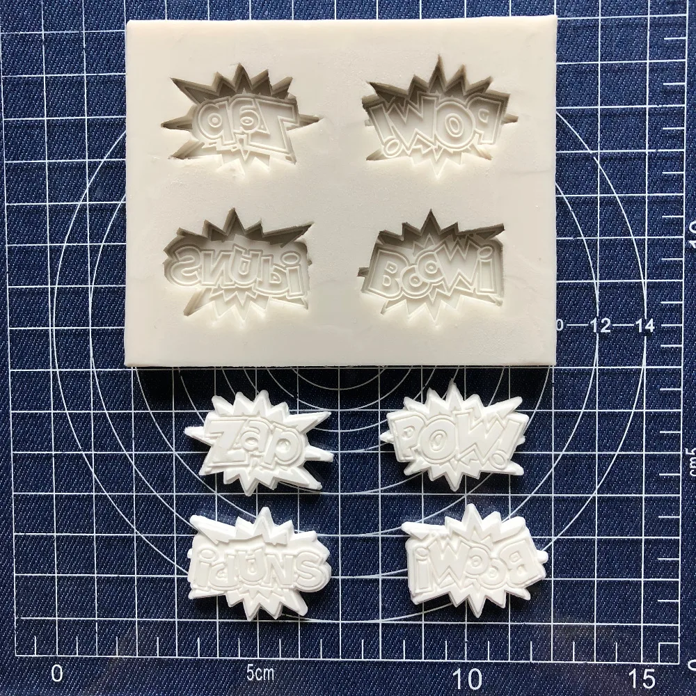 

Cake Tool 1 pc zap pow cloud Silicone Mould Sugarcraft Chocolate fondant tool sugarcraft mold