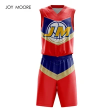 Полиэстер анти-shrink Мужская Баскетбол футболка для бега костюм на заказ