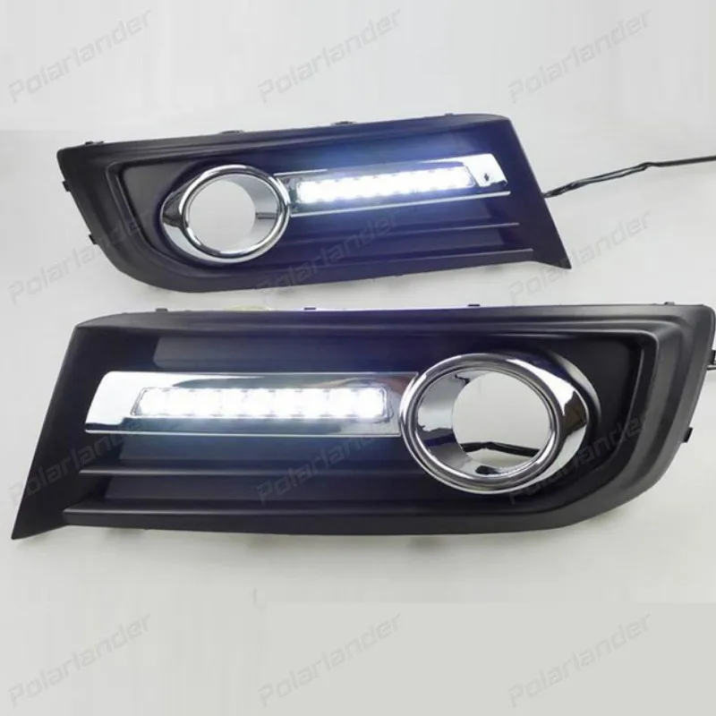 2 pcs auto fog lamp Car styling daytime running lights For  C/itroen C-Q/uatre 2012-2013