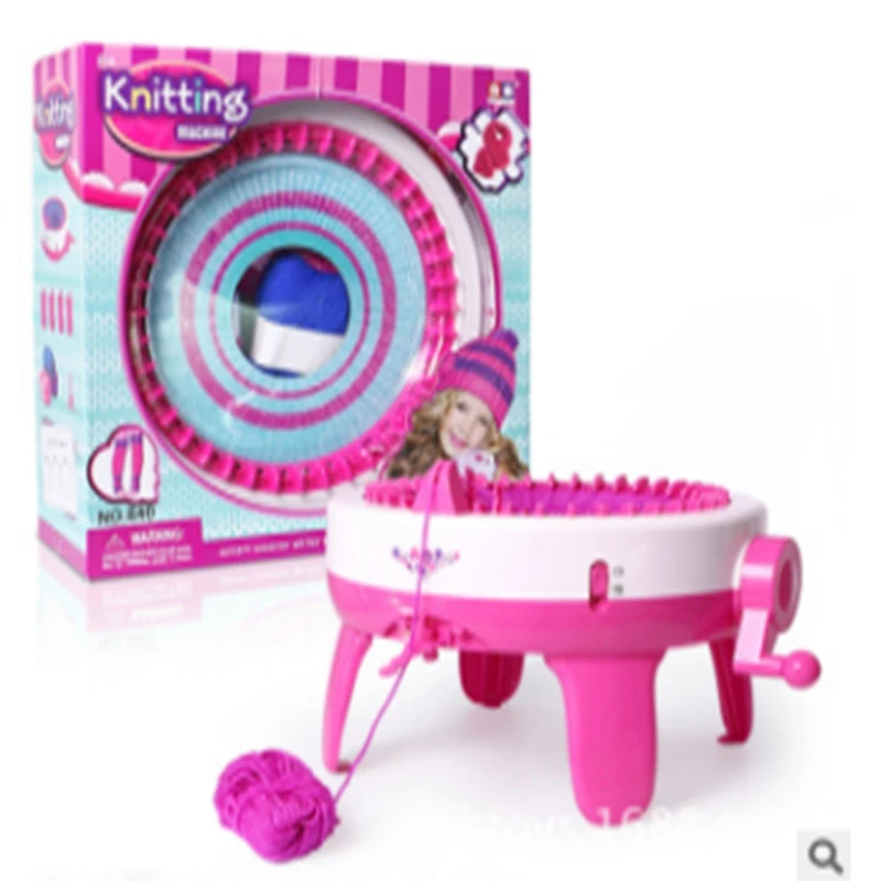 

New SHFtoys 40 Needle Positions Kids Quick Knit Loom Big size Kids Sewing Kits Multi-Craft Weaving Loom Best Gift For Girl