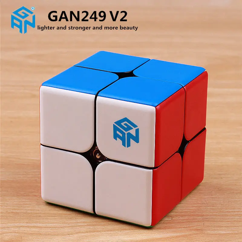 Gan249 2x2 magic speed gan cube stickerless GAN 249 V2M puzzle pocket