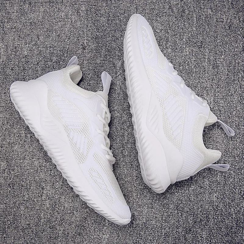 INS HOT Network Noodles Motion Casual Shoes Small White Shoes Mesh Shoes Thin Fashionable Shoes And White Shoes Low  Male Shoe