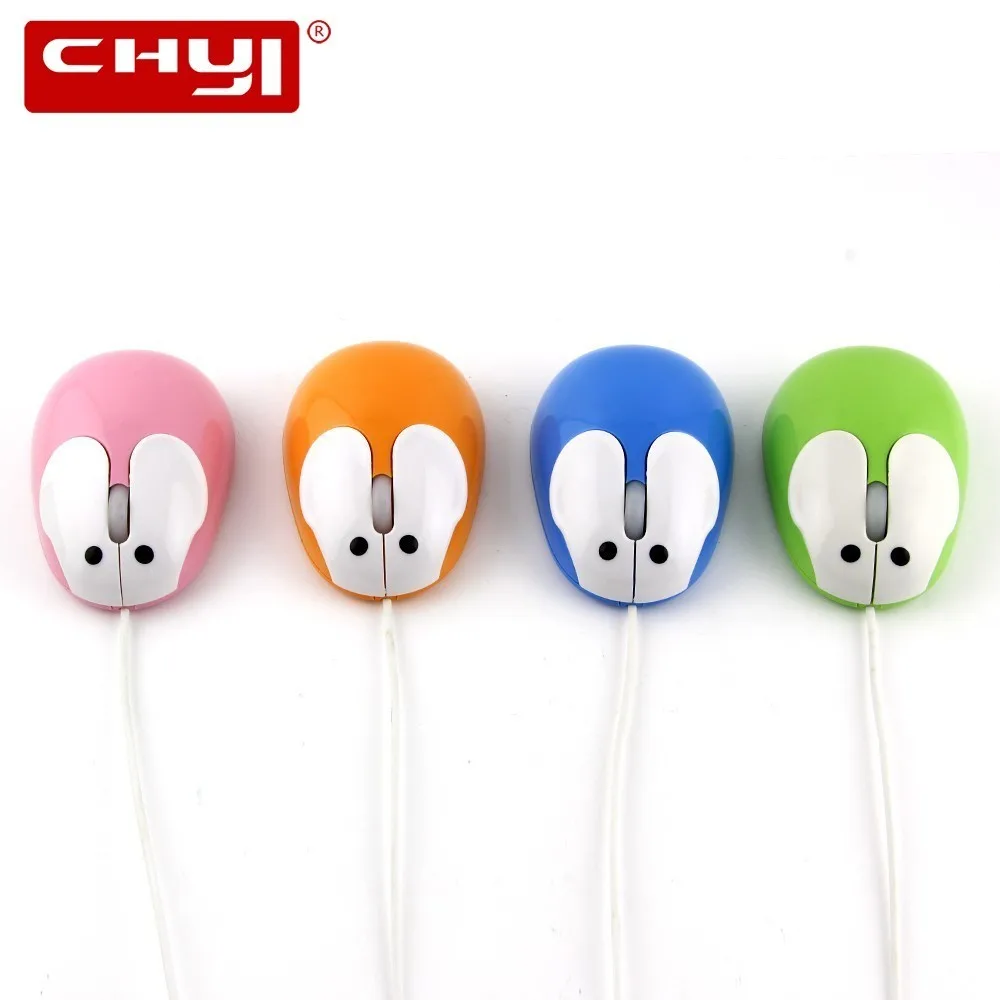 

Mini Wired Computer Mouse Cute Animal Optical Usb Cable Mause Lovely Cartoon Rabbit Portable Pink Gift Mice For Kids For Laptop
