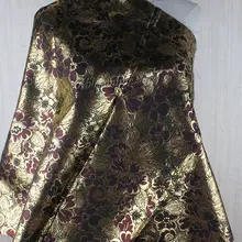 50*148 см, блестящая жаккардовая парчовая ткань Пейсли, ширина: 148 см, ткань для свадебной юбки Tecido, Россия, платье для танцев, швейная ткань