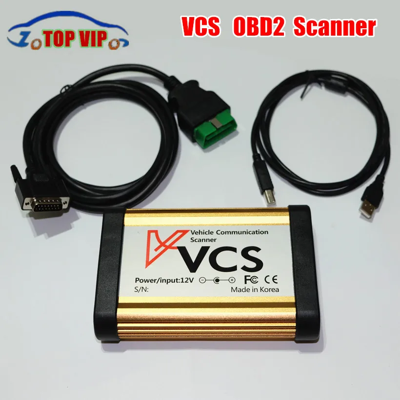 Best price Quality A+ VCS Scanner V1.5 OBD II 16 PIN