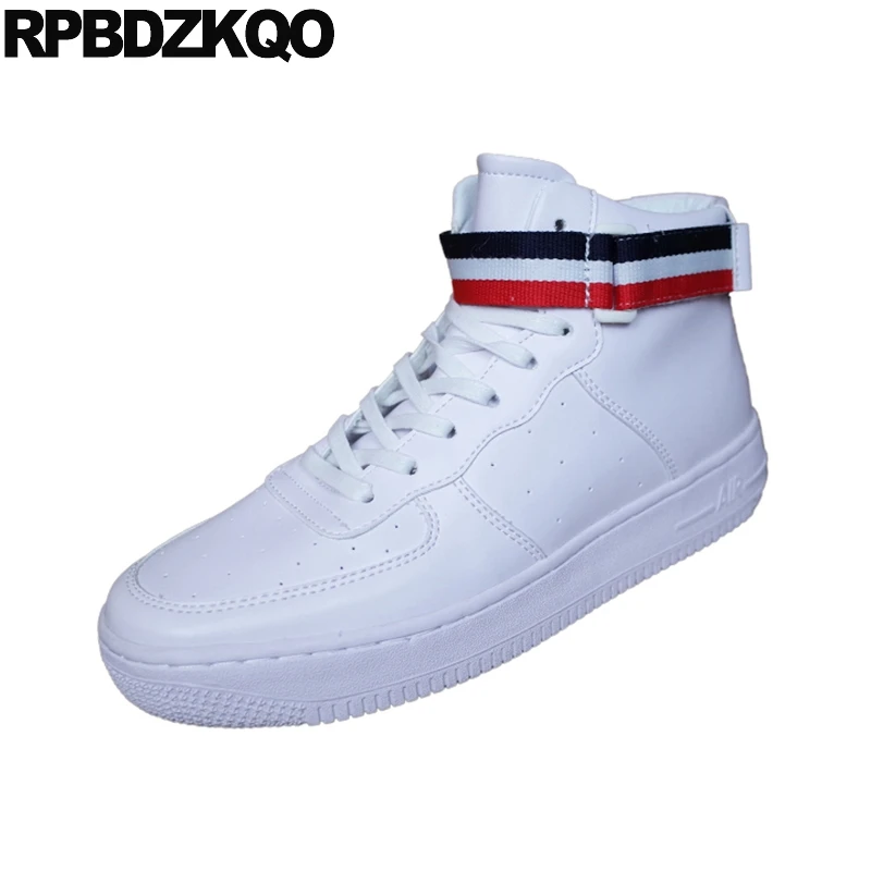 

Men's shoes high top boots patchwork canvas ankle designer casual fashion zipper autumn trainer comfortable sneakers lace up