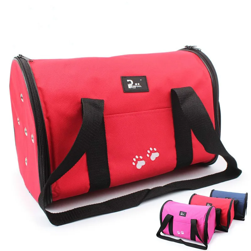 1 PCS Pet portable out travel bag cat bag colorful handbags carrying bag breathable shoulder bag
