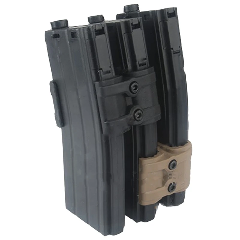 

Hunting Accessories Tactical Double Round magazine ABS Parallel MagLink Coupler Clamp Connector kit Mount Holder For Rifle Gun