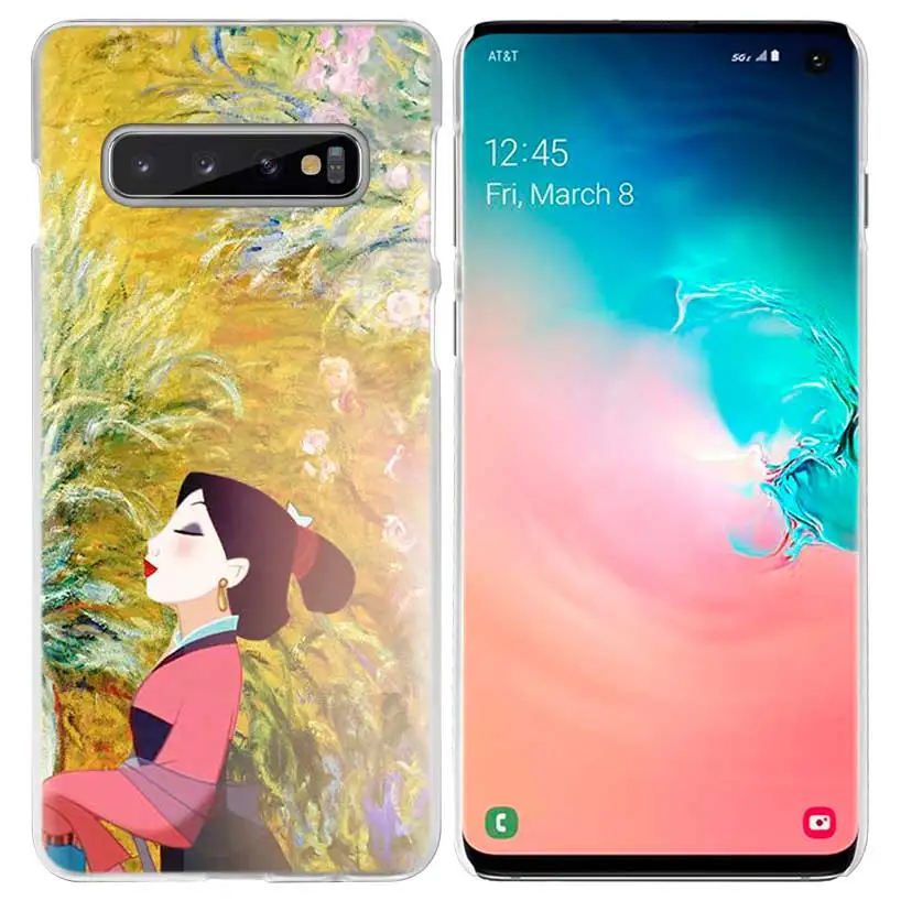 Мулан комиксов чехол для samsung Galaxy S10 5G S10e S9 S8 M30 M20 M10 J4 J6 плюс J8 Примечание 8 9 Ясно Жесткий чехол для телефона PC Coque - Цвет: 02