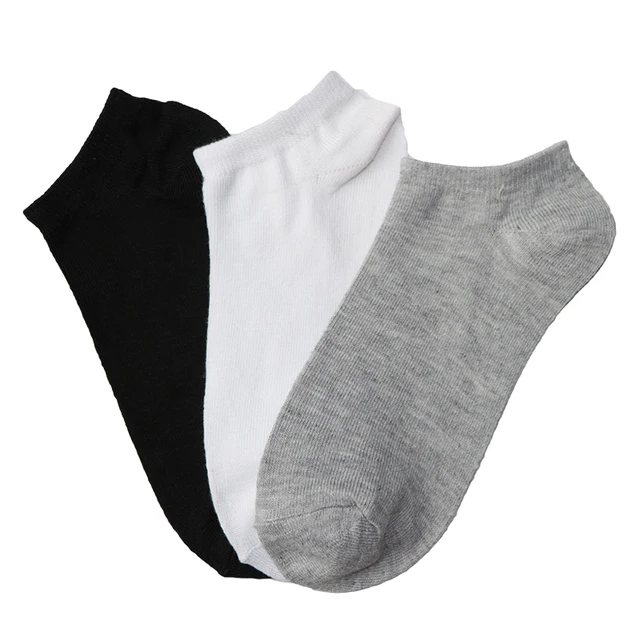 10pcs=5pair Womens Short Boat Socks Summer High Quality Polyester Breathable Casual 3 Pure Color Ankle Socks for Womens Socks 1
