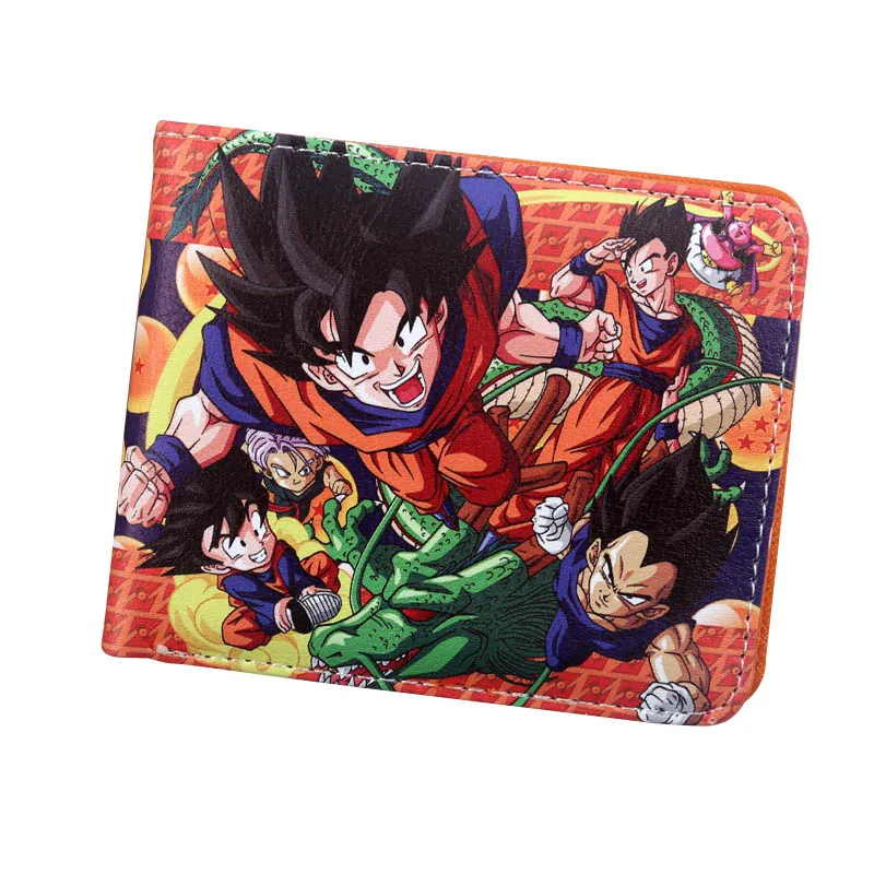 Dragon Ball z кошелек Goku короткий кошелек молодые мужчины, Женщины студентов Аниме Мода короткий кошелек - Цвет: DRAGON BALL-12