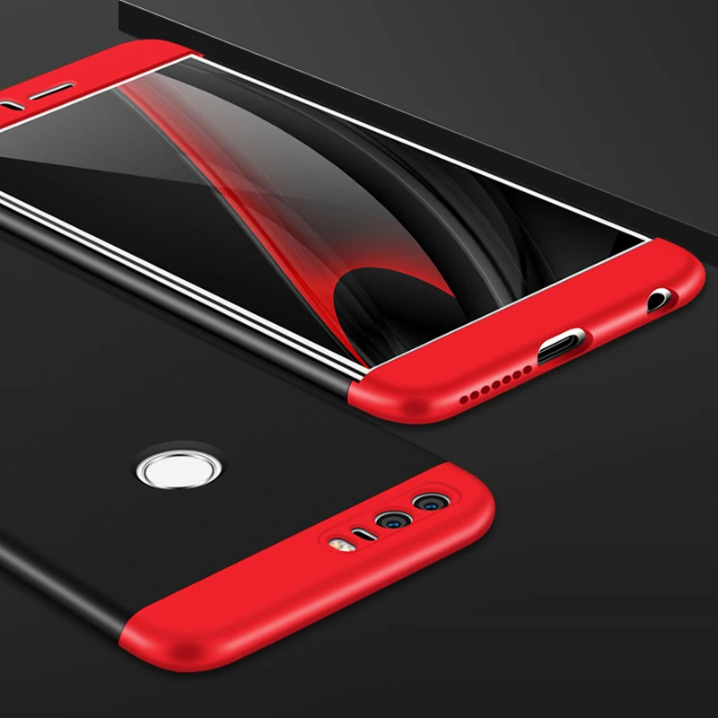 360 Full Protection 3 in 1 Tough Double Dip Phone Case Cover For HUAWEI Honor 8 Slim Matte Armor Protective Fundas Capa Coque |
