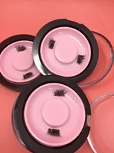 6pairs Magnetic eyelash extensions magnet False Fake Eyelashes extensions 4pcs/pair Handmade soft and Comfortable