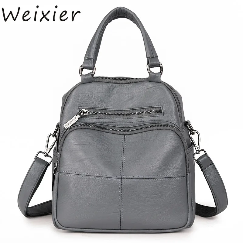 WEIXIER Brand Summer New Fashion Soft PU Microfiber Synthetic Leather Women Handbag Messenger Shoulder Bag Solid Daily V3-19 | Багаж и
