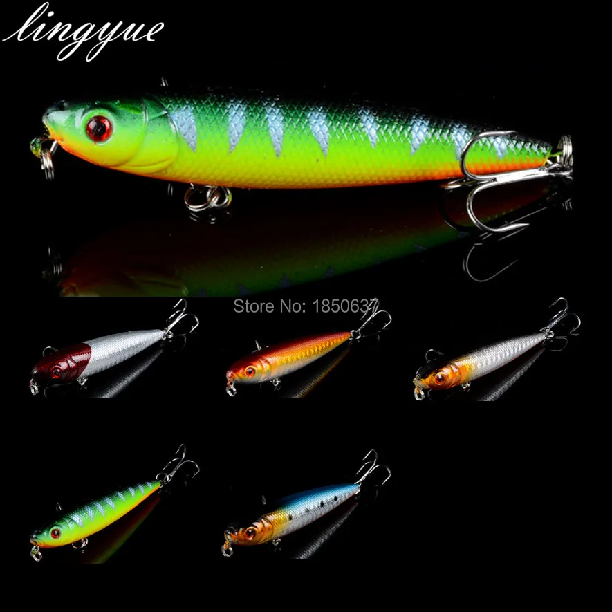 LINGYUE Crankbait 7CM Slow Floating Jerkbait 10G 0 35 oz Hard Bait font b Fishing b