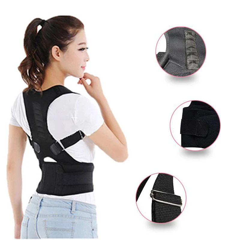 

Posture Support Belt Posture Corrector Back Brace Support Lumbar Support Belt Posture Corset Back Belt Magnet Therapy