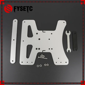 

Clone Aluminum Y-Carriage Plate Kit Heated Bed Supports 3-Point Leveling For Ender 3 Ender-3 Pro Ender-3S 3D Printer