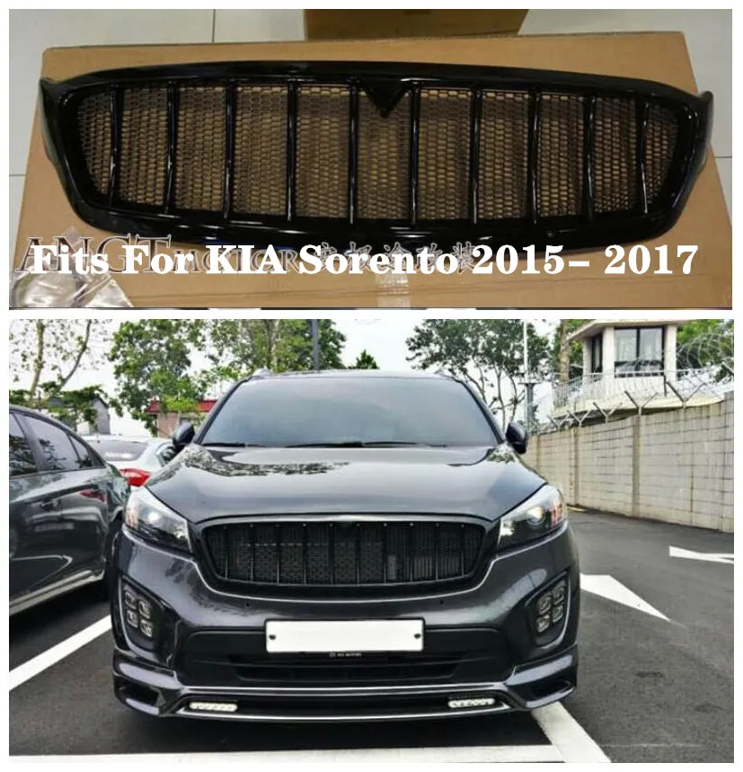 Высокое качество ABS автомобильный передний бампер сетка решетка отделка Гонки