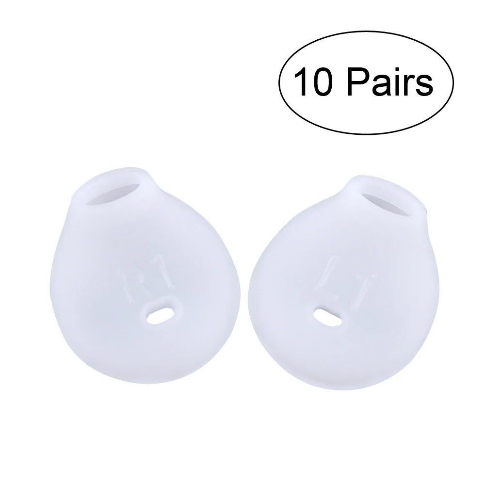 10 Pairs Silicone Ear Buds Pads Tips Earphone Protective ...