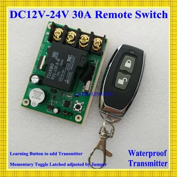

DC12V 30A Relay Receiver Remote Control Switch LED Lamp Light Remote ON OFF Switch DC14V 16V 24V 3000W Remote Controller 315/433