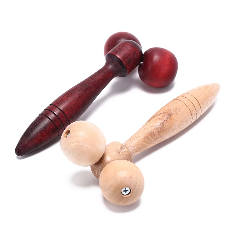 

Wood Massage Roller Body Massage Knock Hammer Stress Release Comb Massager Neck Arm Back Scratcher Relaxing Beauty 9*19.6cm