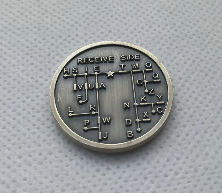 Кодовый декодер CW Morse медаль монета Морзе памятная подарок приз|coin stand|coingift balance |