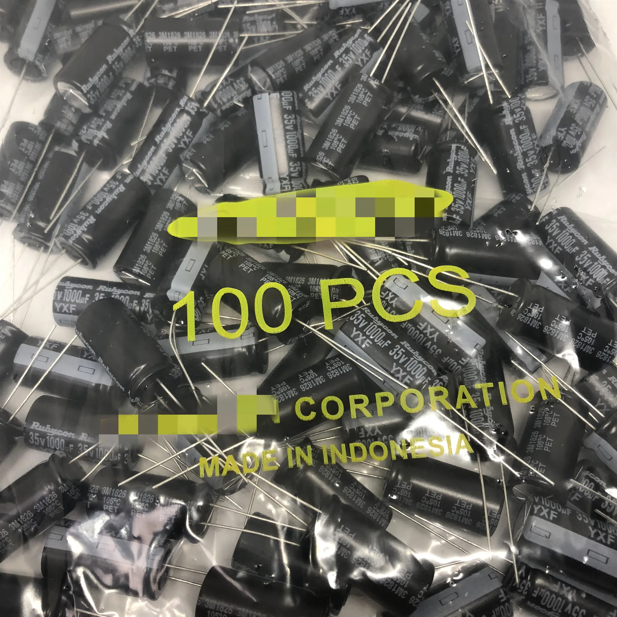 5 шт. Новый и оригинальный Rubycon 35V1000UF 1000x25 мм мкФ 35V YXFSeries долговечный низкий