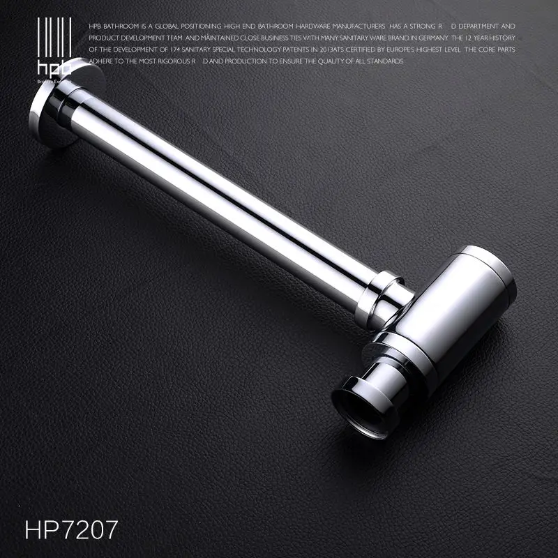 

HPB Brass Durable Bathroom Basin Drainage Pipe for Water Outlet Bathroom Accessory Drain banheiro HP7207