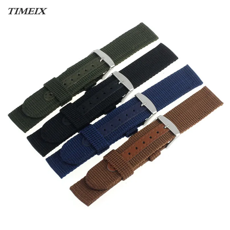 18/20mm Watch Band Nylon Wrist Watch Band Strap For Watch Stainless