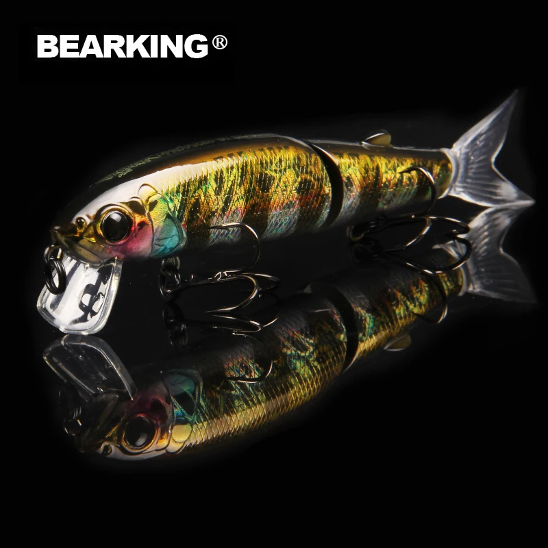 Bearking 11,3 см 13,7 г Горячая рыболовная приманка качественная профессиональная блесна приманка, плавать соединенная приманка оборудованный черный или белый крючок